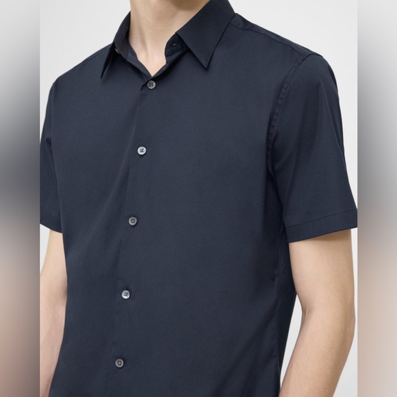 NWT Theory Sylvain Short Sleeve Shirt - Picture 5 of 14